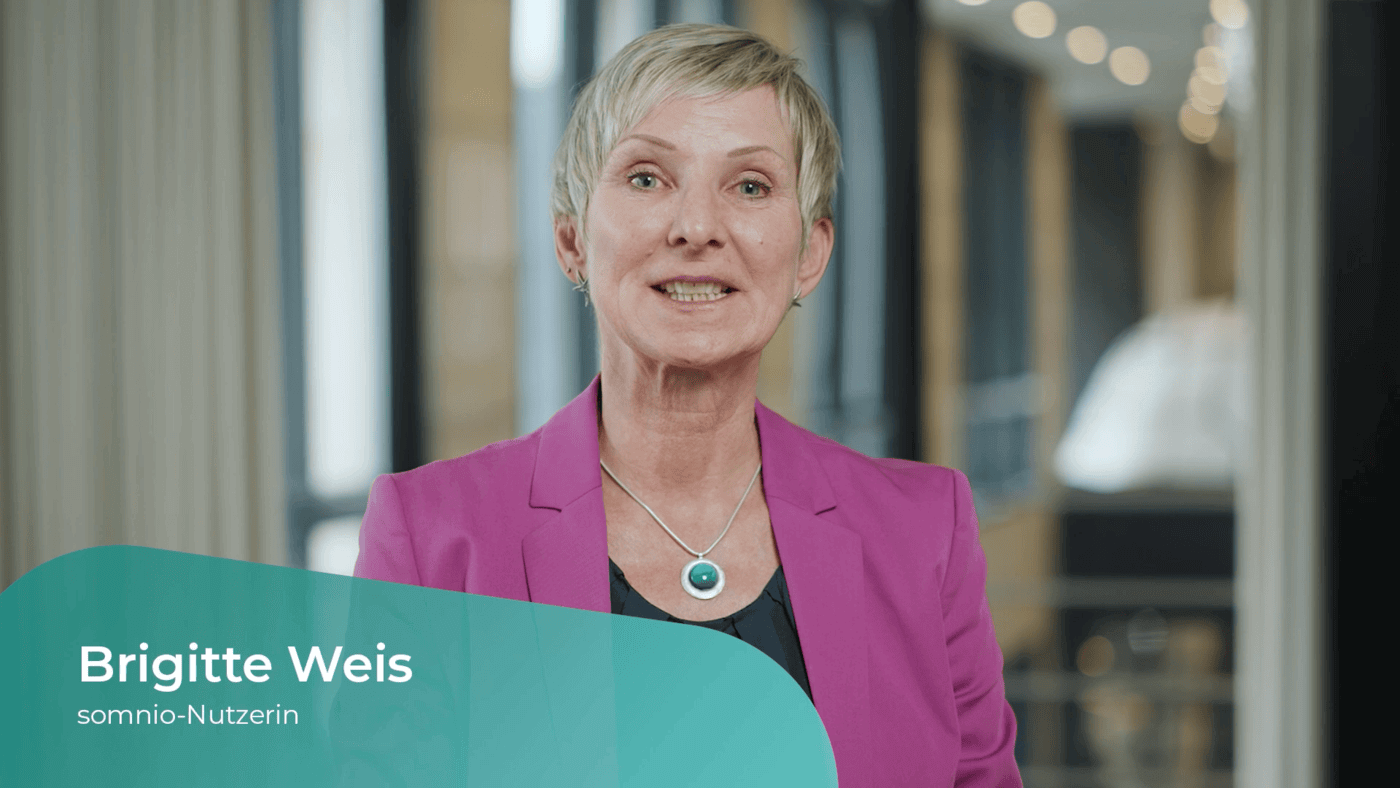 somnio Nutzerin Brigitte Weis berichtet von ihren Erfahrungen mit dem digitalen Schlaftraining