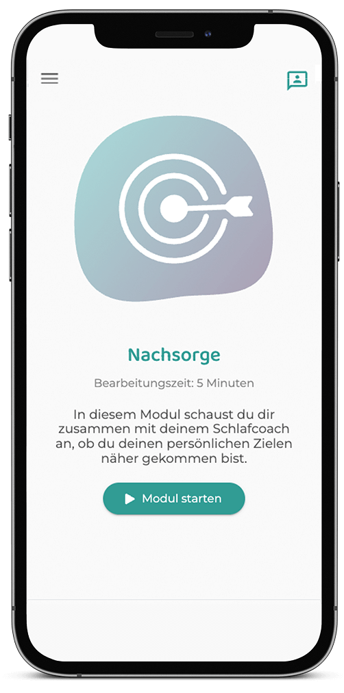 Im Nachsorge-Modul erhältst du eine Zusammenfassung deiner persönlichen Erfolge.
